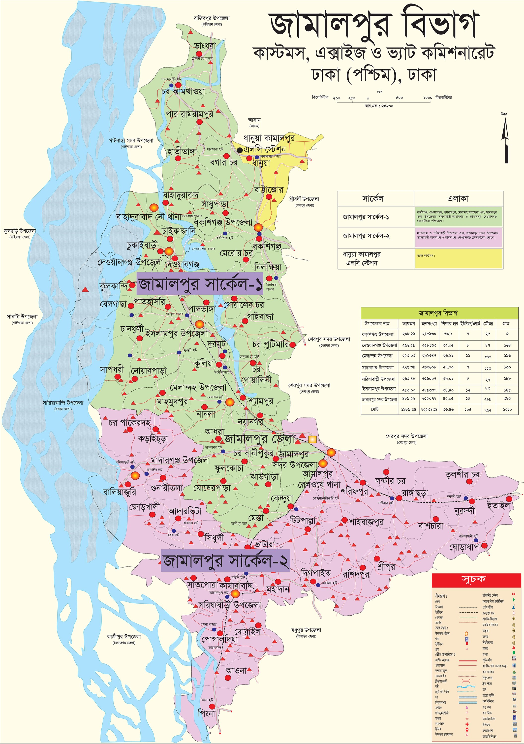 কাস্টমস, এক্সাইজ ও ভ্যাট বিভাগ, জামালপুর